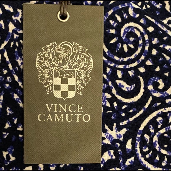 Vince Camuto Sleeveless Dress Embroidered Trim - Picture 11 of 16